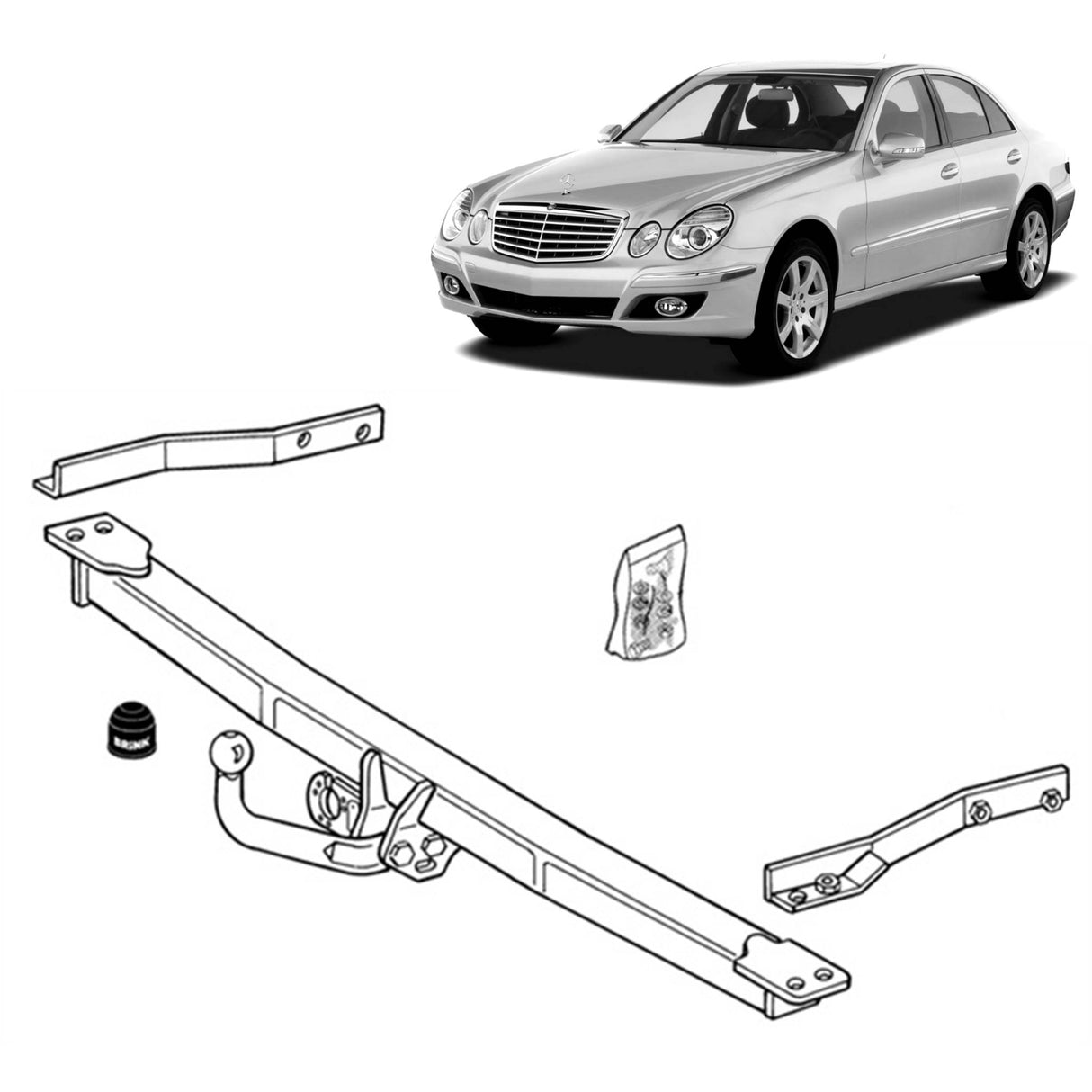 Brink Towbar for MERCEDES-BENZ E-CLASS (06/1995 - 07/2009)