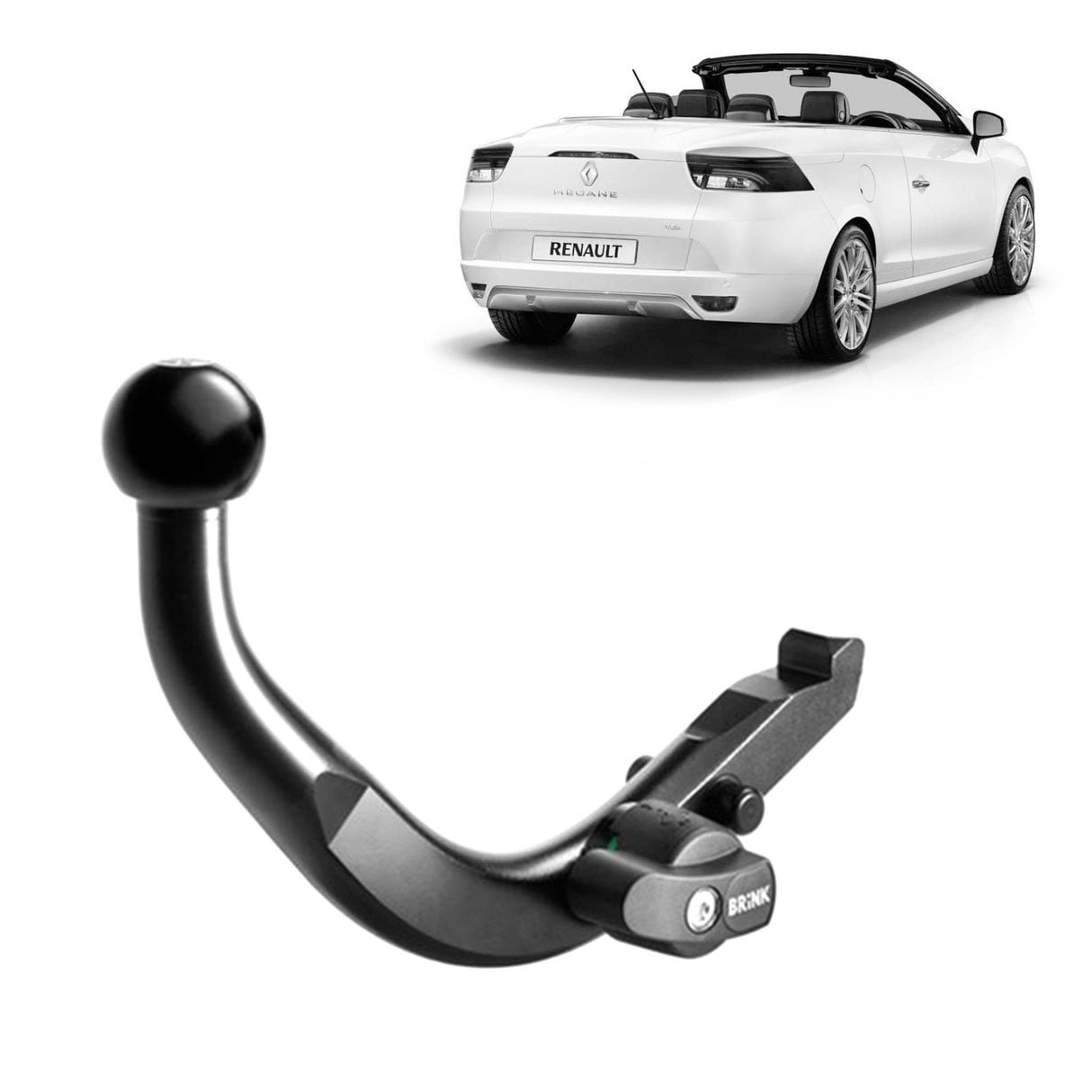 Brink Towbar for Maserati Biturbo (09/1983 - 12/1986), Renault Megane Cc (06/2010 - on)