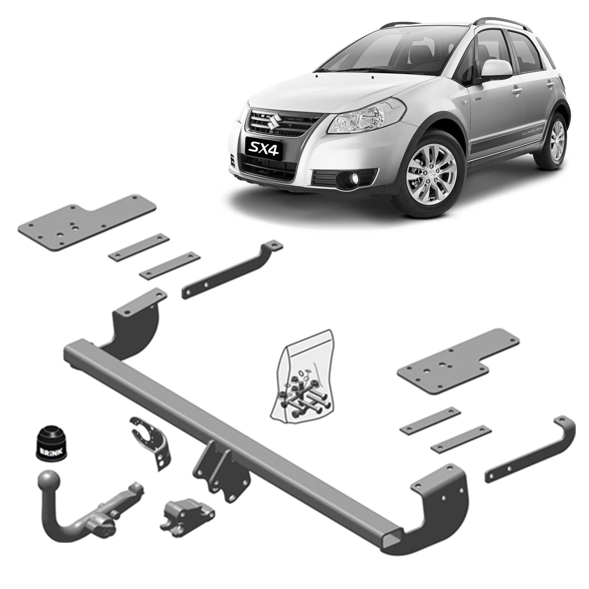 Brink Towbar for Suzuki SX4 (06/2006 - 07/2013)