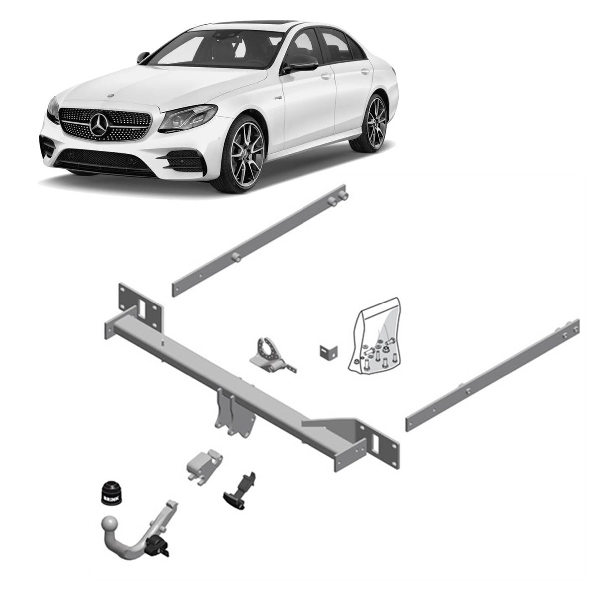 Brink Towbar for MERCEDES-BENZ E-CLASS (01/2009 - 12/2016), MERCEDES-BENZ E-CLASS (08/2009 - on)