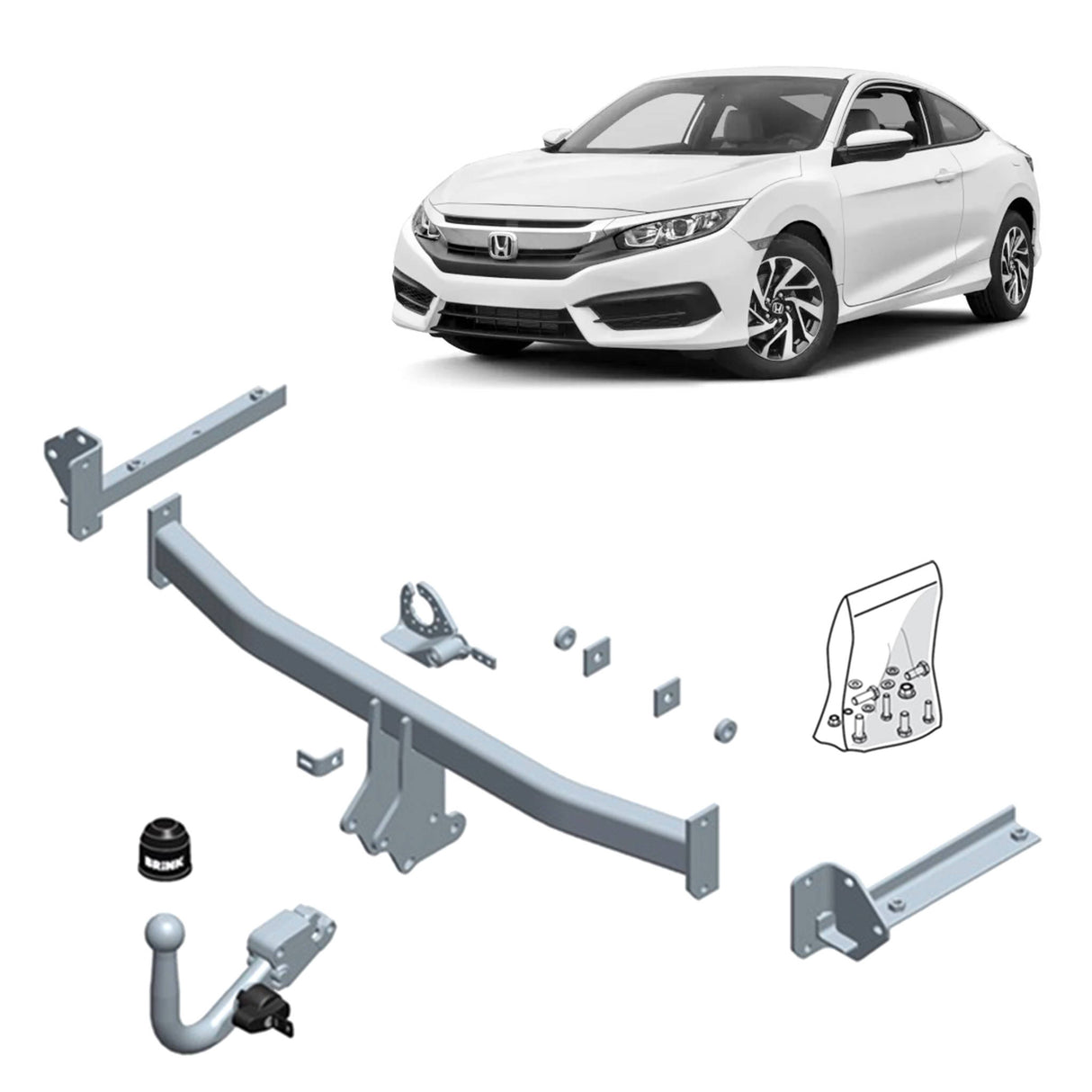 Brink Towbar for Honda Civic (02/2012 - 02/2017)