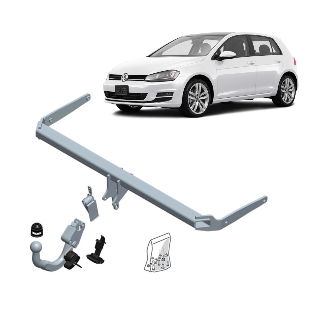 Brink Towbar for Volkswagen Golf Hatchback (08/2012 - 10/2021)