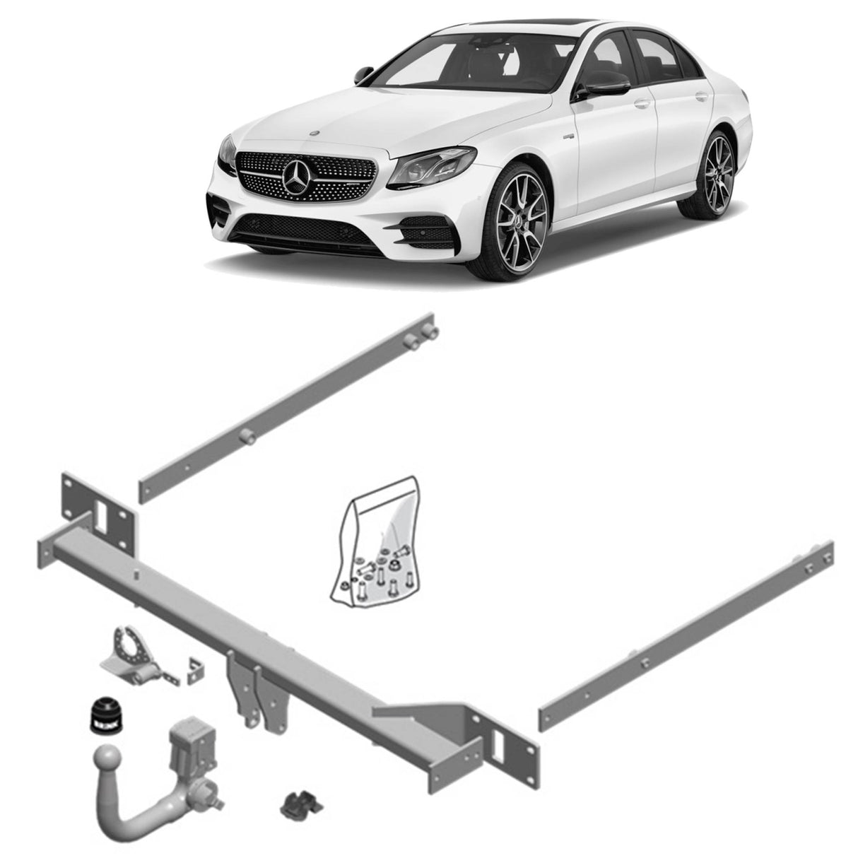 Brink Towbar for MERCEDES-BENZ E-CLASS (08/2009 - on)