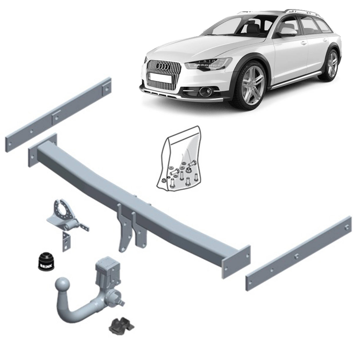 Brink Towbar for Audi A6 (05/2011 - 09/2018), Audi A6 (11/2010 - 09/2018), Audi A7 (10/2010 - 05/2018)