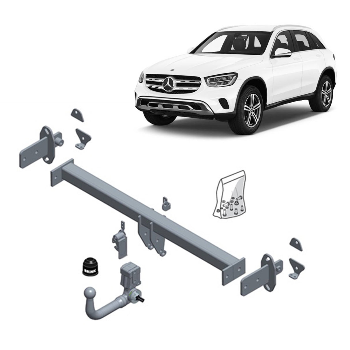 Brink Towbar for MERCEDES-BENZ GLC-CLASS (06/2015 - 06/2022), GLC (04/2016 - 06/2022)