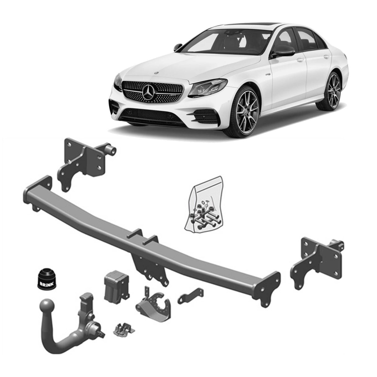 Brink Towbar for MERCEDES-BENZ E-CLASS (01/2016 - on), MERCEDES-BENZ E-CLASS (01/2017 - on)