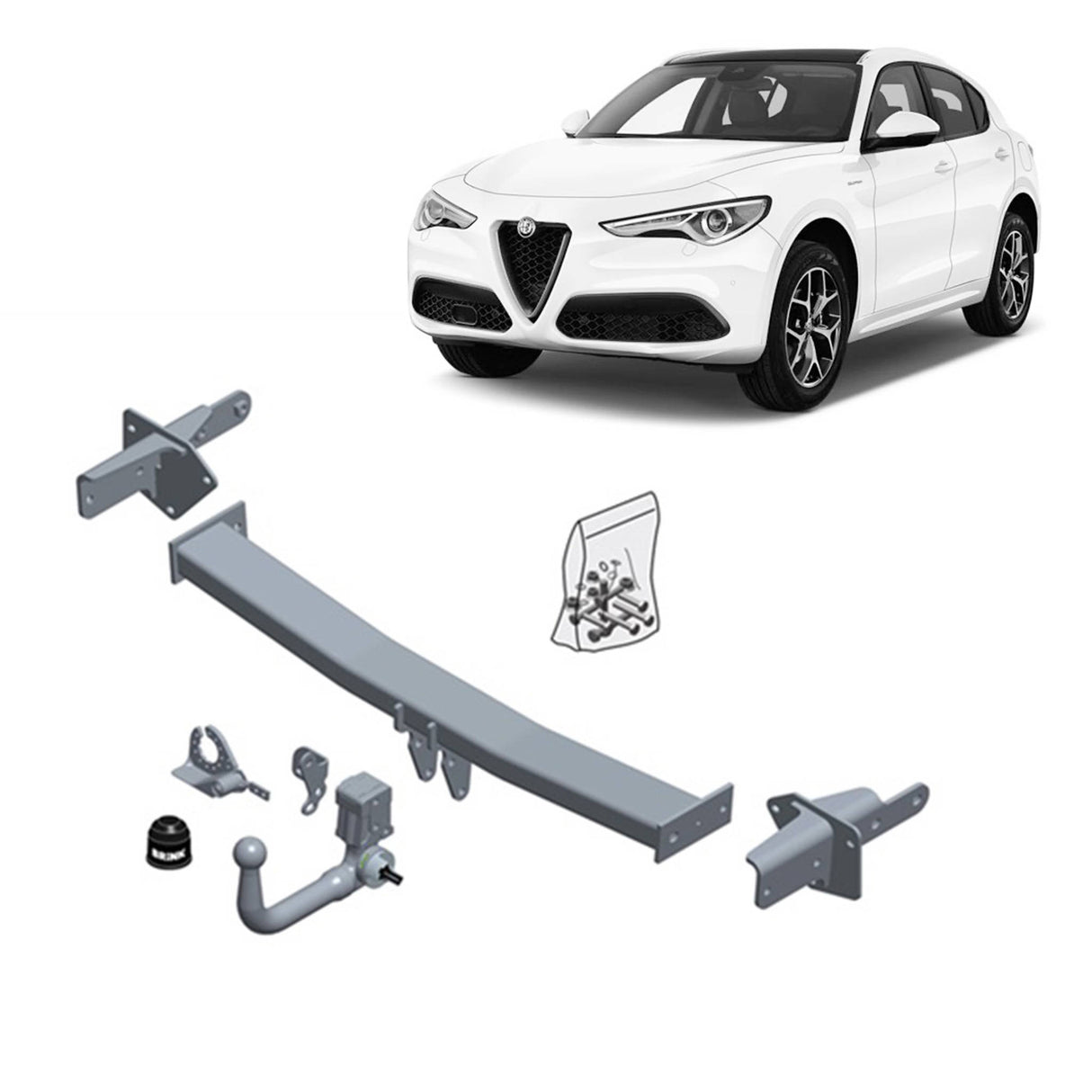 Brink Towbar for Alfa Romeo Stelvio (12/2016 - on)