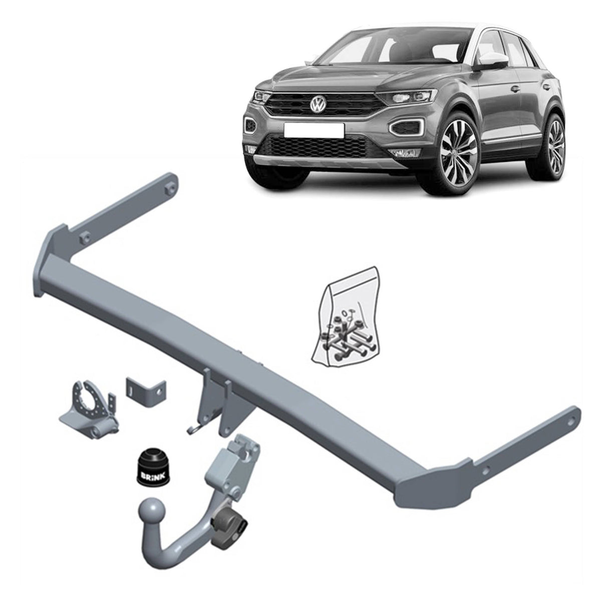 Brink Towbar for Volkswagen T-ROC (07/2017 - on)