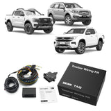 TAG Heavy Duty (Extended) Towbar and Direct Fit Wiring Harness for Ford Ranger PX2,PX3 (06/2015 - 05/2022) - Cab Chassis models