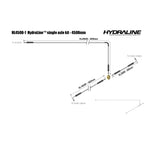 Hydraline Single Axle Brake Line Kit 4500mm