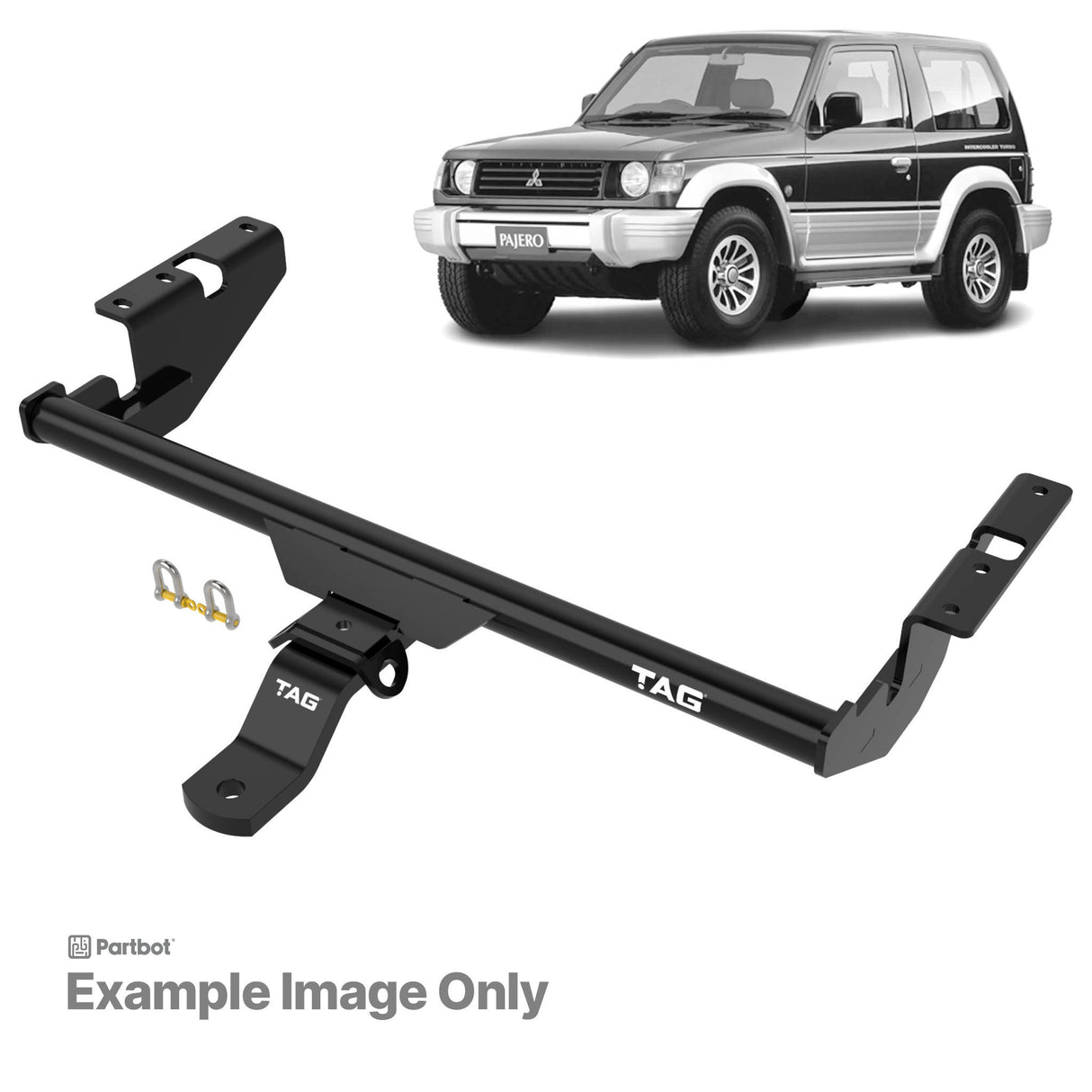 TAG Standard Duty Towbar for Mitsubishi Pajero (01/1991 - 07/1997)