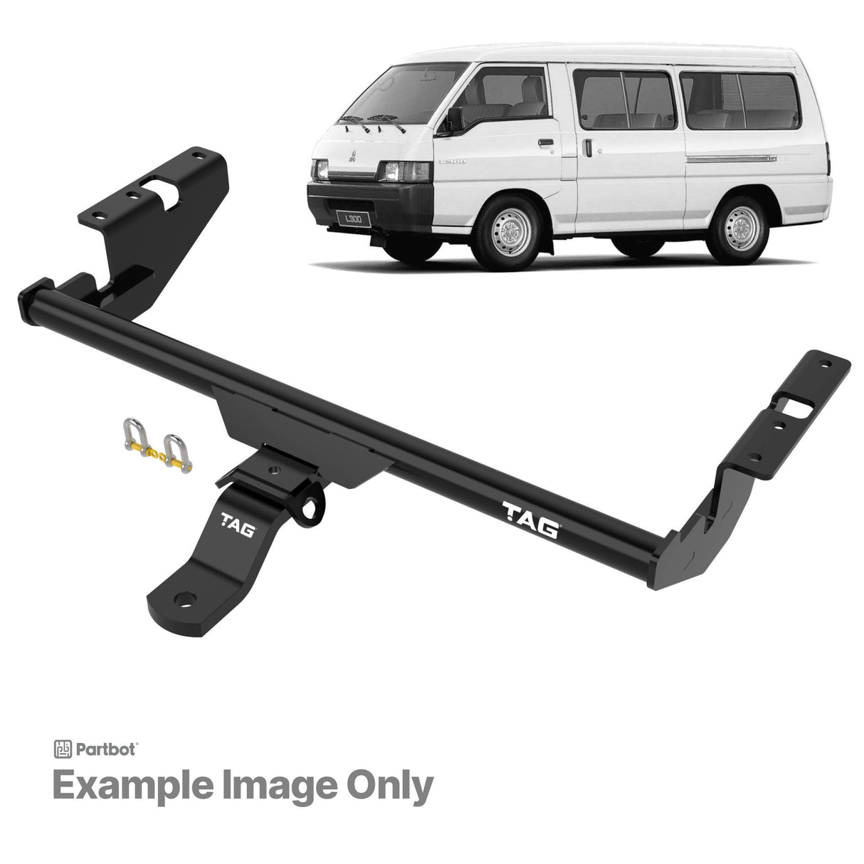 TAG Standard Duty Towbar for Mitsubishi L300 Express (11/1986 - 12/2013), L300 (1998 - 2007)