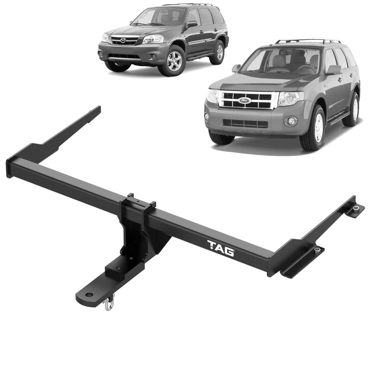 TAG Standard Duty Towbar & Direct Fit Wiring for Ford Escape (02/2001 - 06/2012), Mazda Tribute (02/2001 - 12/2008)