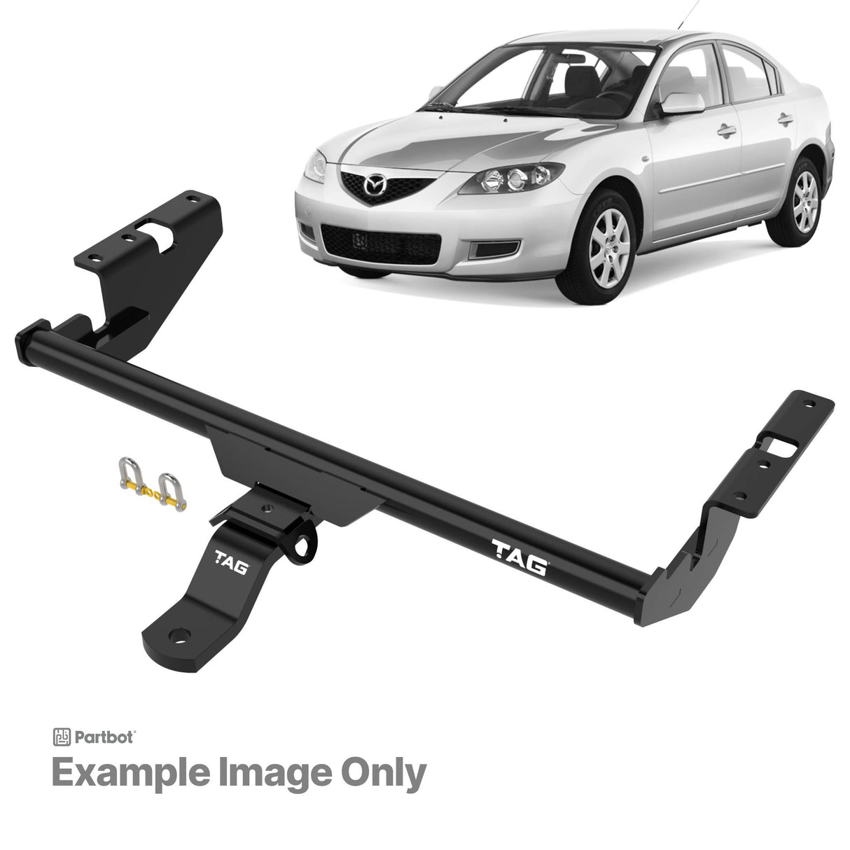 TAG Standard Duty Towbar for Mazda 3 (10/2003 - 04/2009)