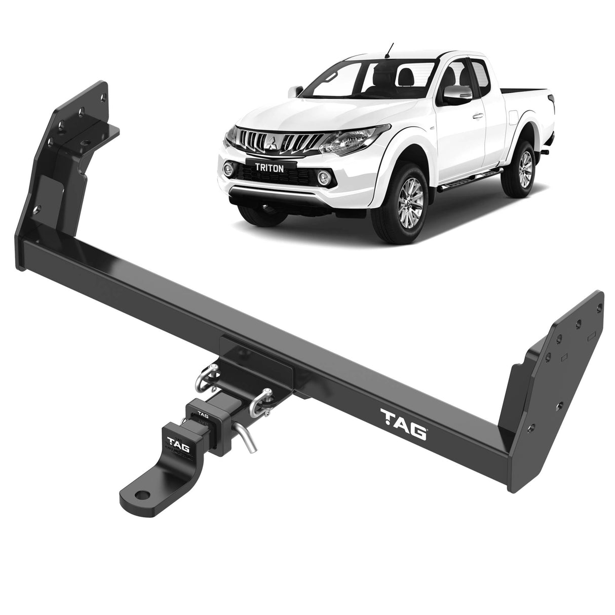 TAG Heavy Duty Towbar for Mitsubishi Triton ML MN With Rear Step (03/2006 - 12/2015)