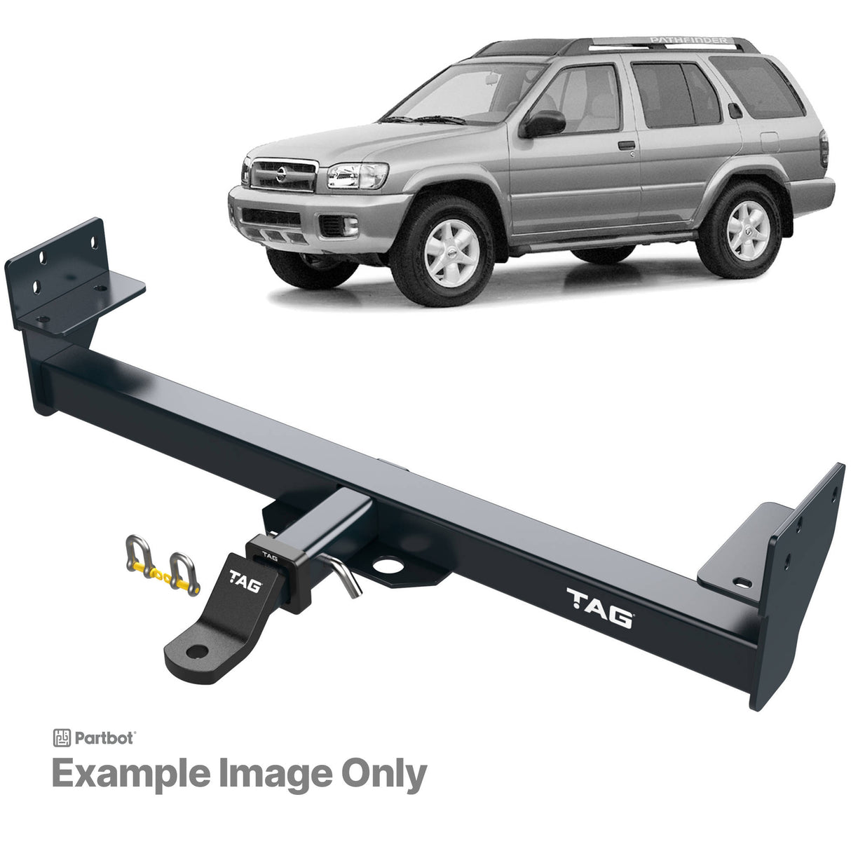 TAG Heavy Duty Towbar for Nissan Pathfinder (11/1995 - 07/2005)