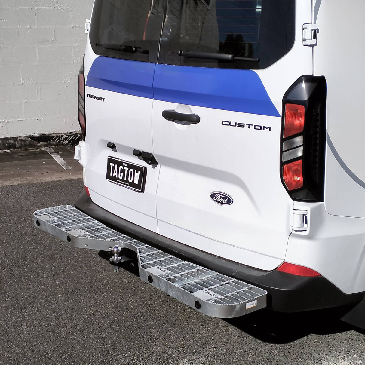 TAG Rear Step & Towbar for Ford Transit Custom AV, SWB & LWB (07/2023 - on)