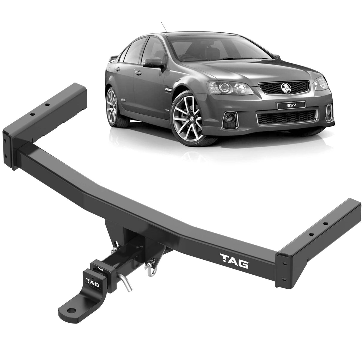 TAG Heavy Duty Towbar & Direct Fit Wiring for Holden Commodore VE Series (08/2006 - 04/2013)