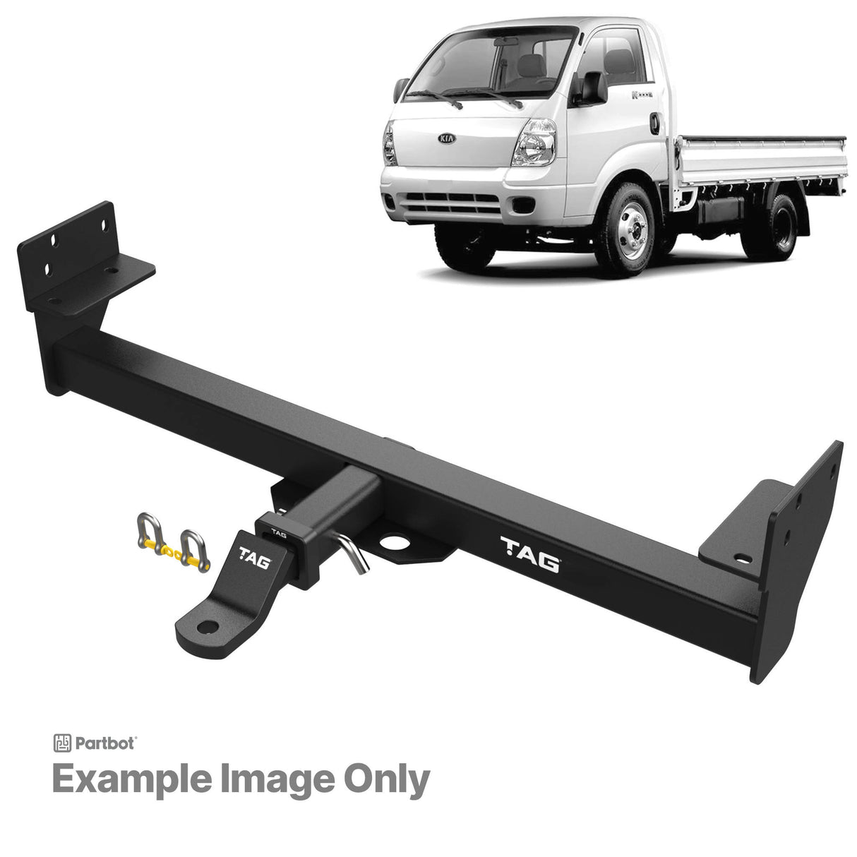 TAG Heavy Duty Towbar for KIA K2900 (01/2008 - 12/2012), K2700 (10/2002 - 12/2008)