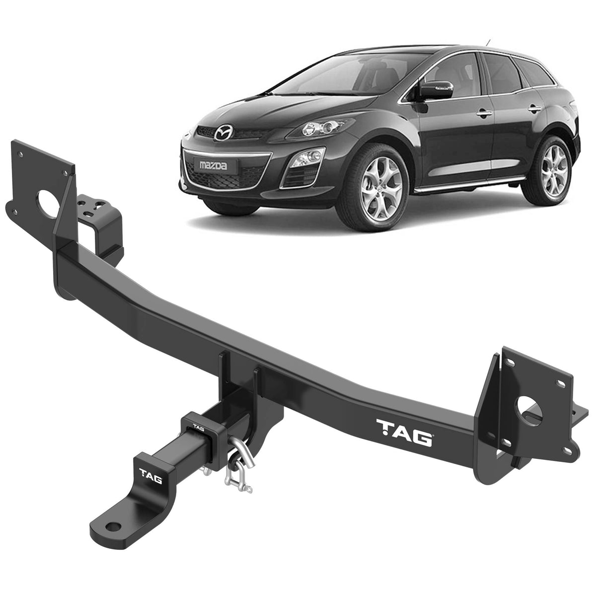 TAG Heavy Duty Towbar & Direct Fit Wiring for Mazda CX-7 (07/2009 - 03/2013)