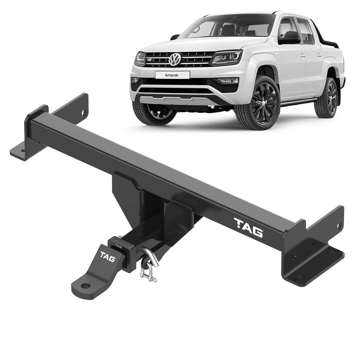 TAG Heavy Duty Towbar for Volkswagen Amarok Styleside Tub No Rear Step (02/2010 - 12/2022)