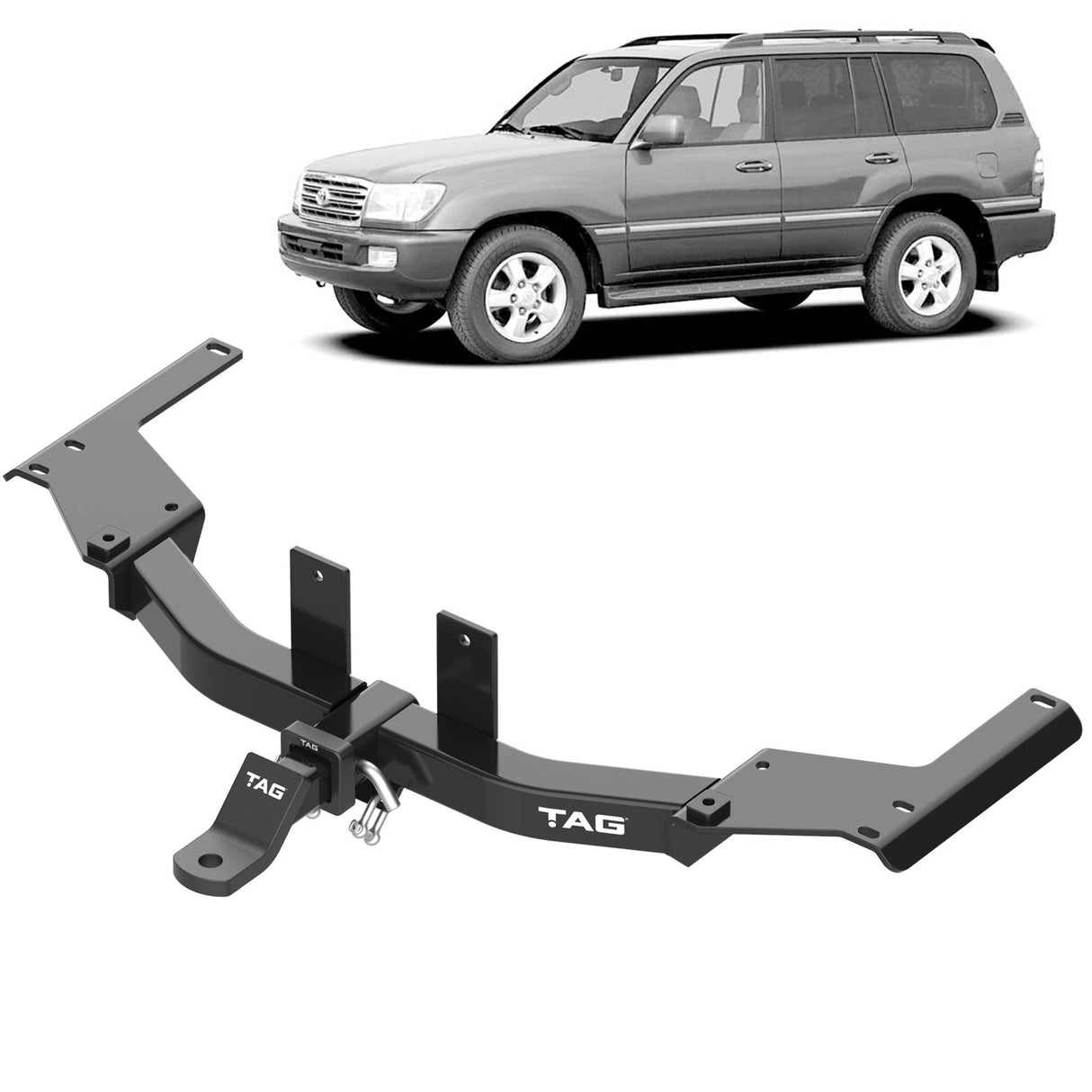 TAG Heavy Duty Towbar for Toyota Landcruiser 105 Series 6 Cyl Engines (03/1998 - 10/2007)