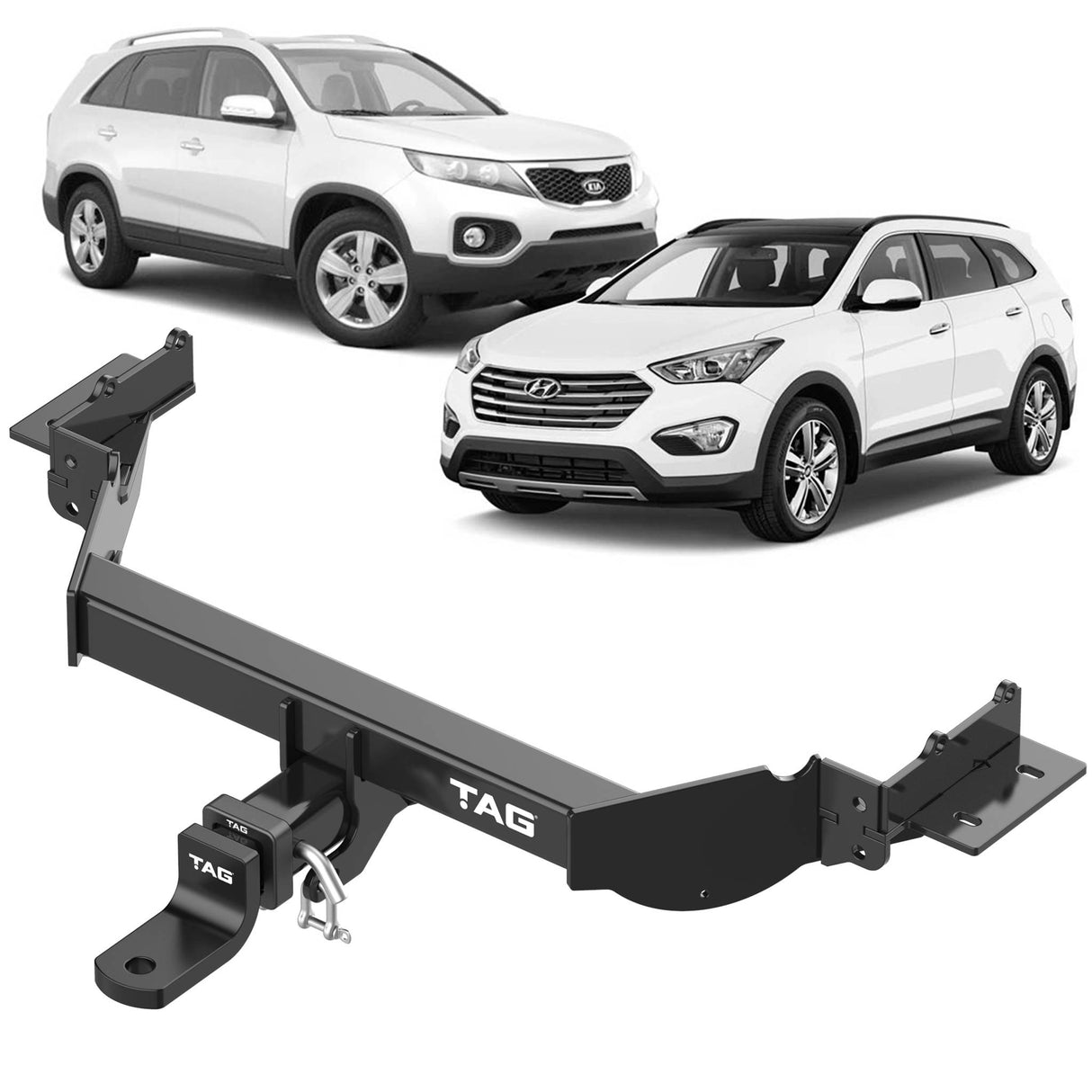 TAG Heavy Duty Towbar for Hyundai Santa Fe (09/2012 - 06/2018), KIA Sorento (10/2012 - 03/2015)