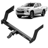 TAG Heavy Duty Towbar & Direct Fit Wiring for Mitsubishi Triton MQ Series With Rear Bumper Step (05/2015 - 11/2018)