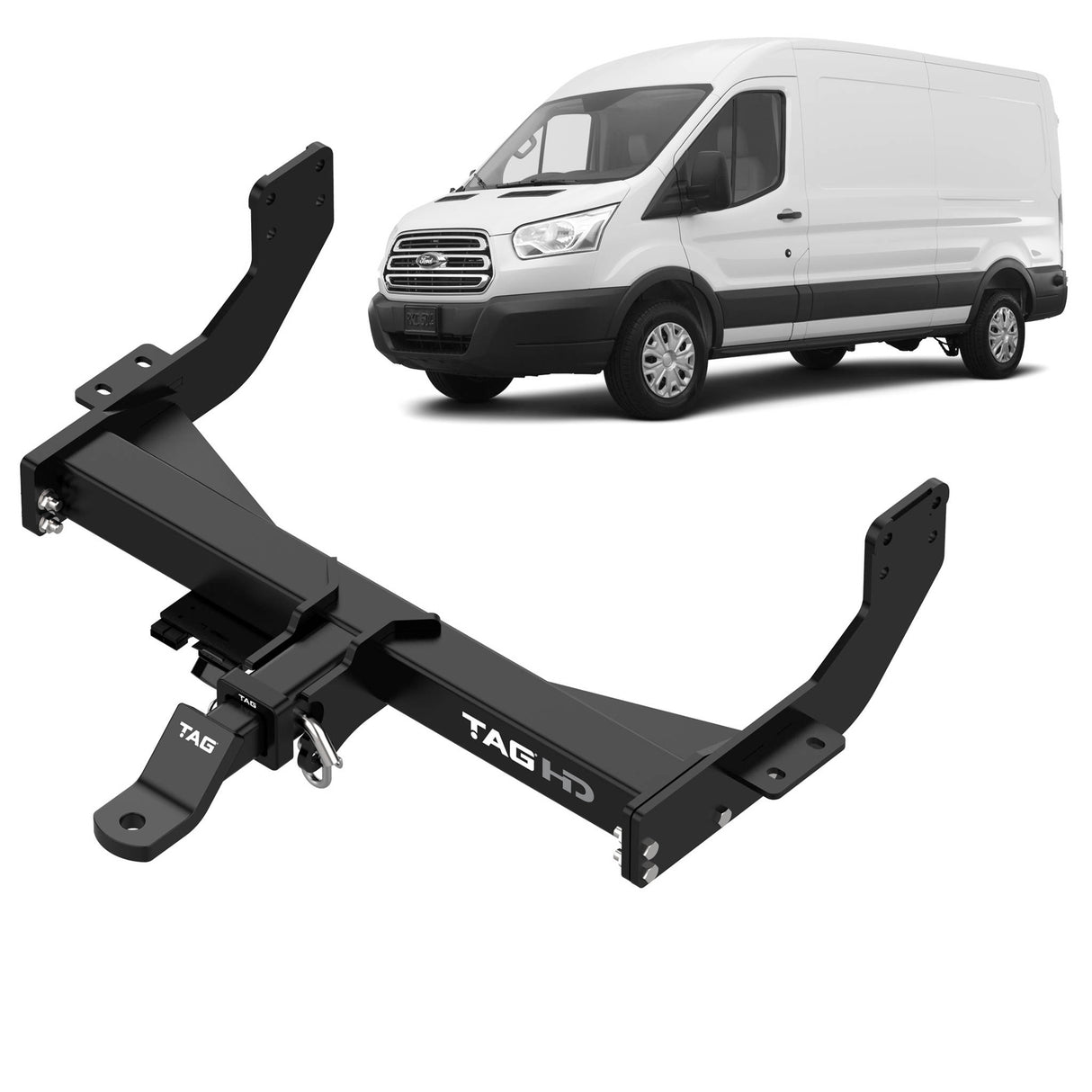 TAG Heavy Duty Towbar & Direct Fit Wiring for Ford Transit Van (02/2014 - 05/2016)