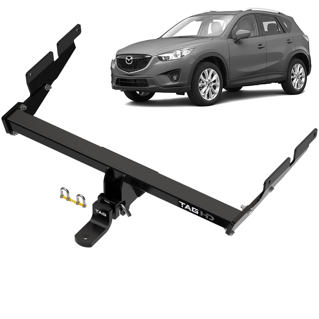 TAG Heavy Duty Towbar & Direct Fit Wiring for Mazda CX-5 KE Series (02/2012 - 02/2017)