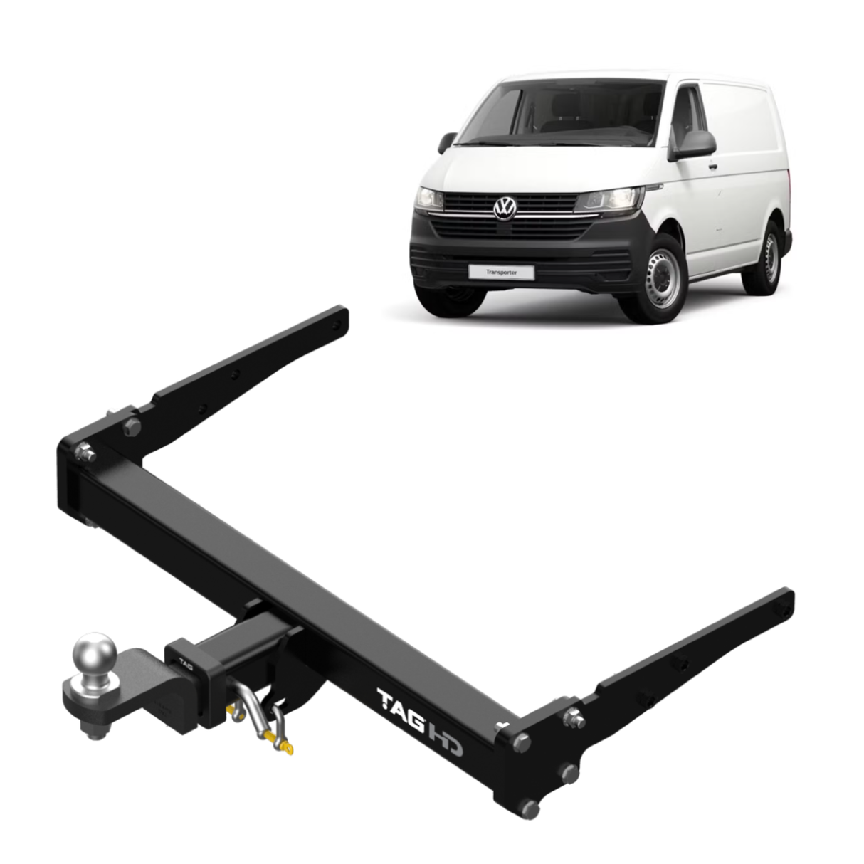 TAG Heavy Duty Towbar & Direct Fit Wiring For Volkswagon Transporter T6 (09/2019 - On)