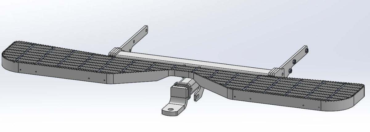 TAG Heavy Duty Towbar & Rear Step for Volkswagen Transporter T5 T6 (04/2003 - 06/2020)