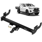 TAG Heavy Duty Towbar & Direct Fit Wiring For Toyota Hilux Models With No Rear Bumper Step (04/2005 - 07/2008)