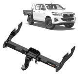 TAG Extreme Recovery Towbar & Direct Fit Wiring for Toyota Hilux Models With No Rear Step (07/2015 - on)