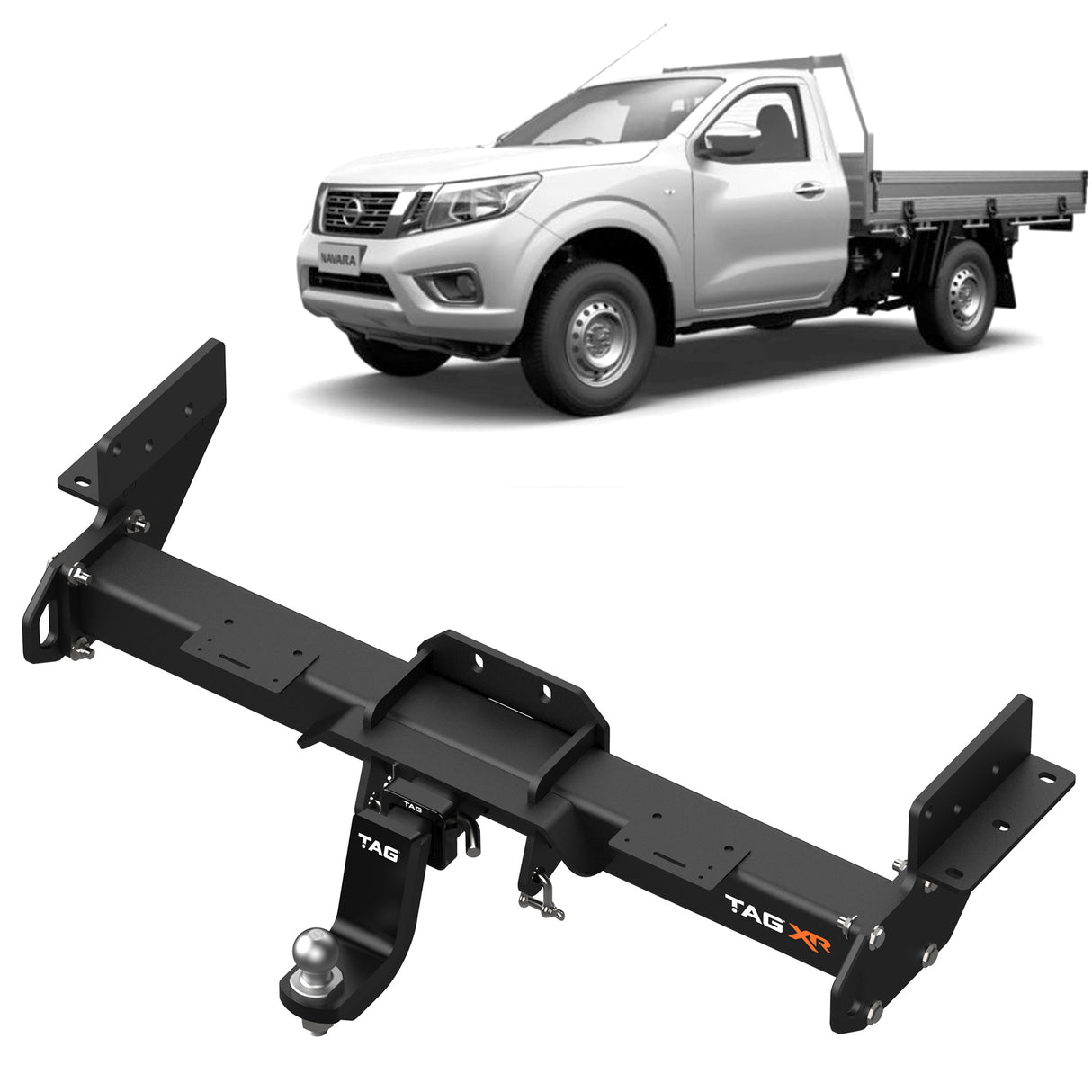 TAG 4x4 Recovery Towbar for Nissan Navara Cab Chassis (03/2015 - on)