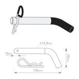 TAG Hitch Pin & R-Clip - Easy Grip