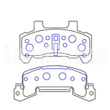 Loadforce Kodiak Disc Brake Pads (Pair) (USA Trailers)