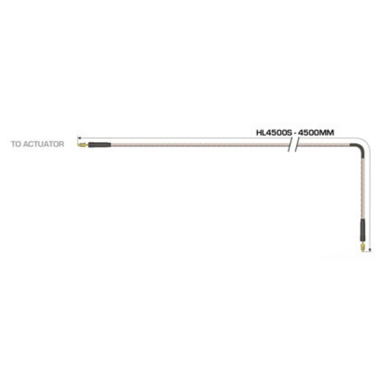 Hydraline Brake Line 4500mm Length