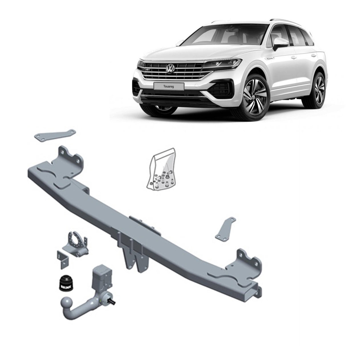 Brink Detachable Towbar for Volkswagen Touareg CR7 Series (11/2017 - on)