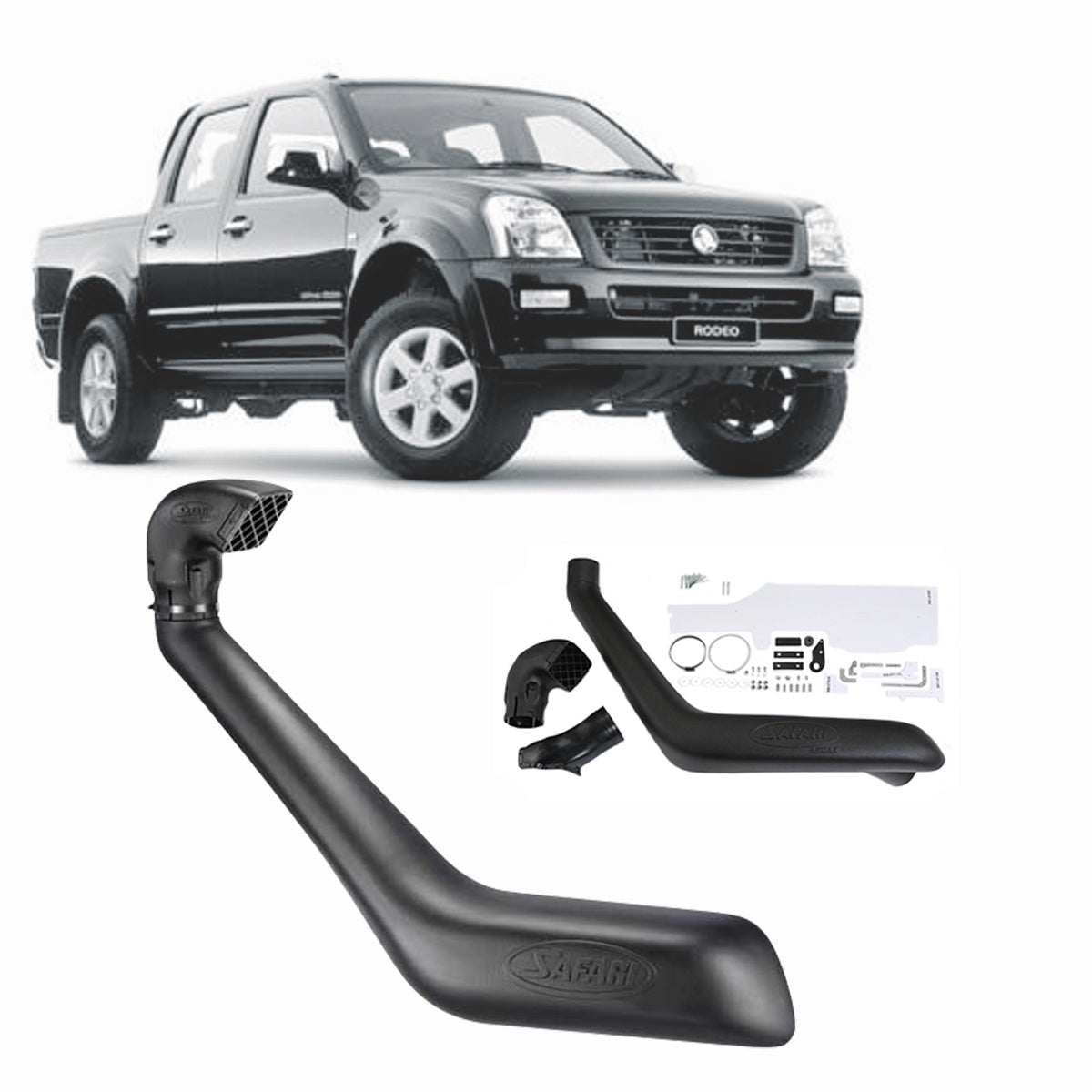 Safari Snorkel for Holden Rodeo (01/2007 - 01/2008), Isuzu D-MAX (10/2008 - 05/2012)