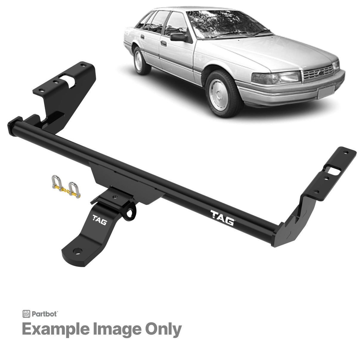 TAG Light Duty Towbar for Ford Falcon & Fairmont (04/94 - 08/98), Fairlane & LTD (03/95 - 09/99)