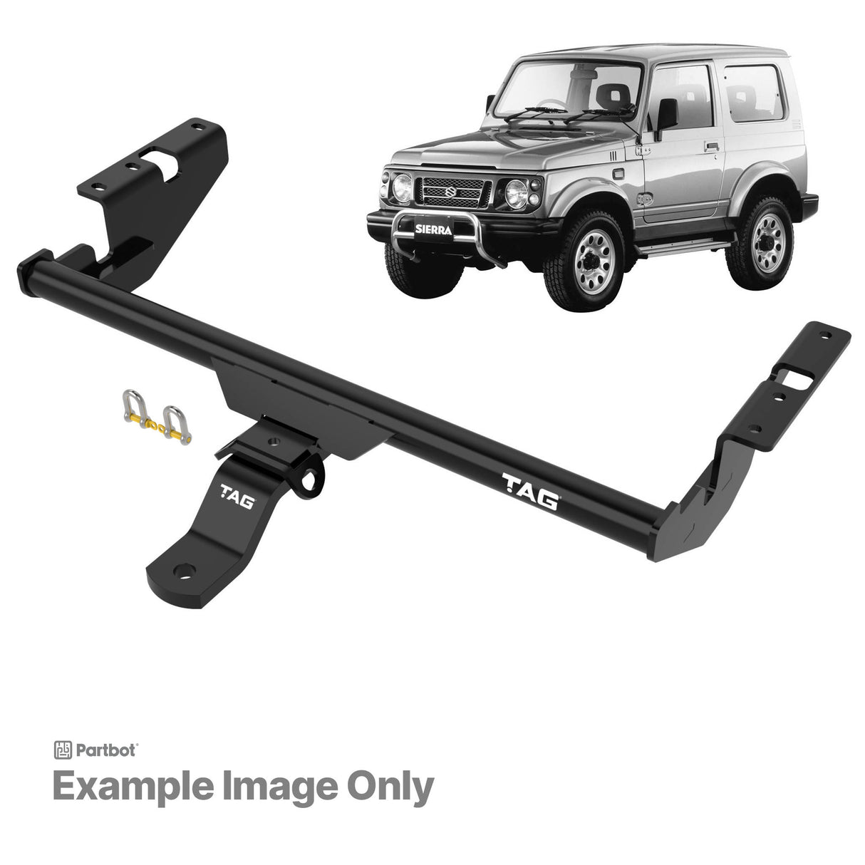 TAG Standard Duty Towbar for Suzuki Sierra (09/1981 - 1998), Holden Drover (03/1985 - 1987)