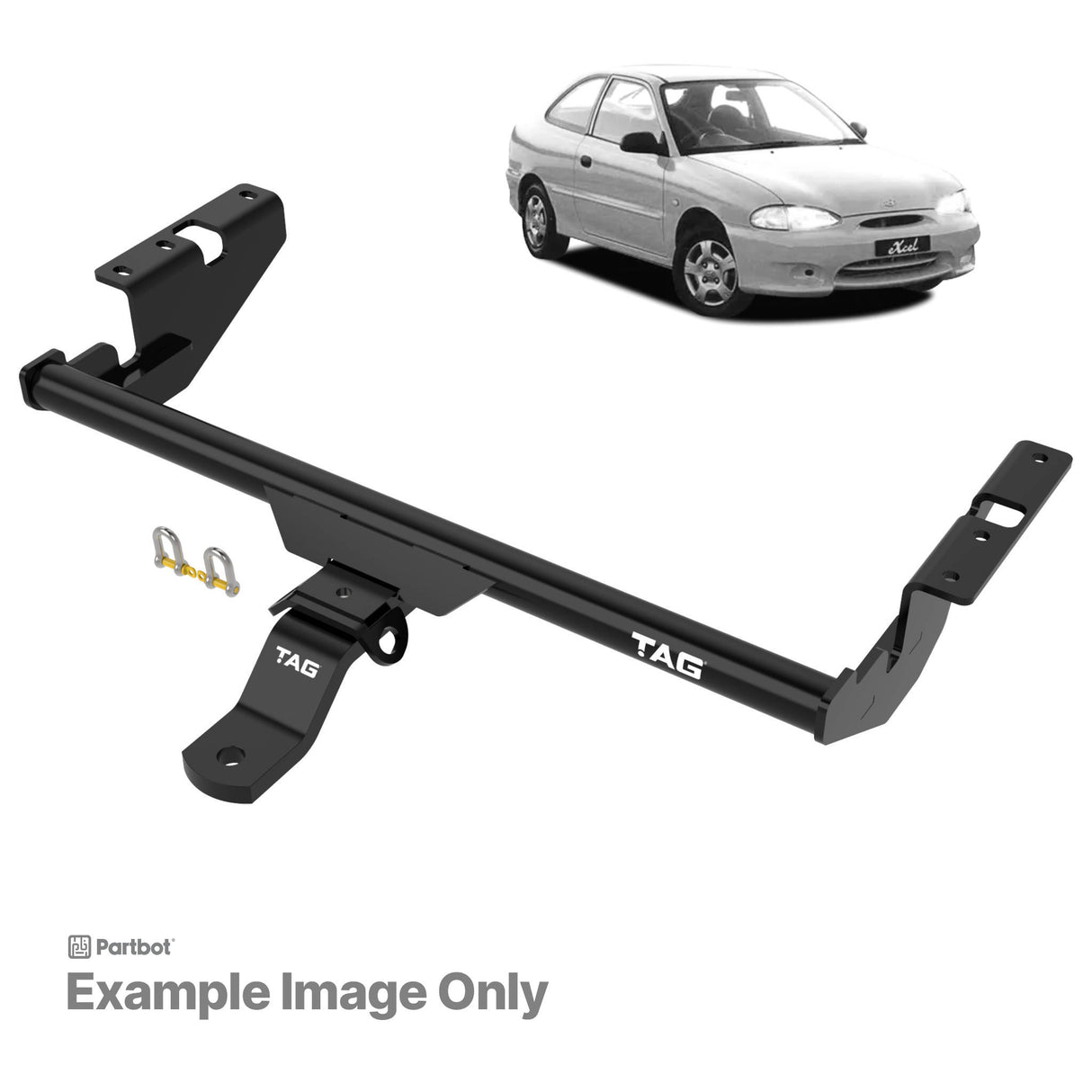 TAG Standard Duty Towbar for Hyundai Excel (09/1994 - 01/2000)