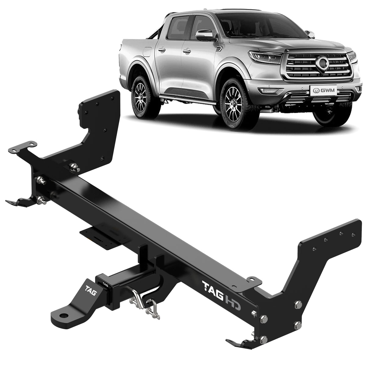 TAG Heavy Duty Towbar for Great Wall Cannon Styleside Ute (09/2020 - on)