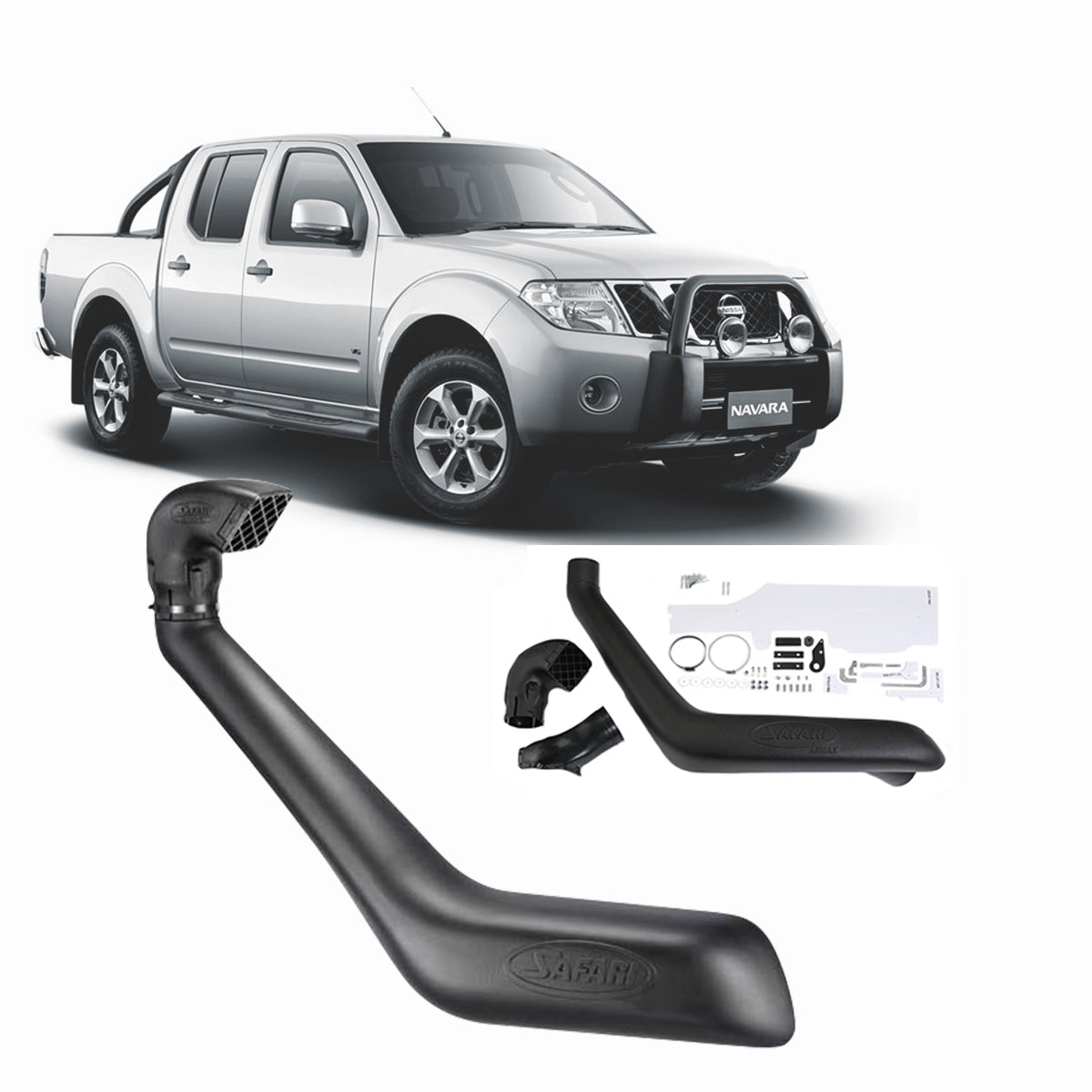 Safari Snorkel for Nissan Navara, Pathfinder (05/2010 - 07/2015)